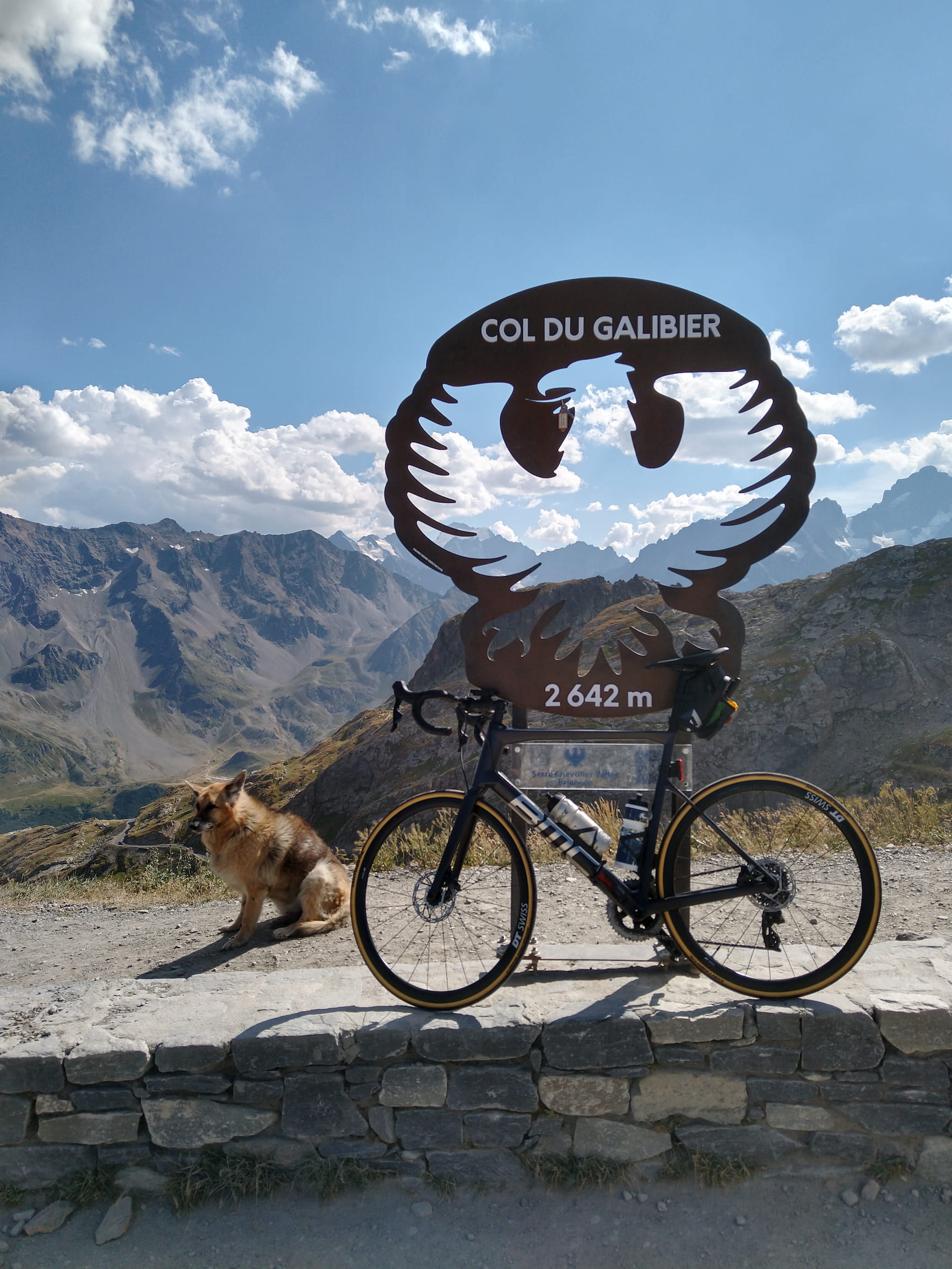 At the top of Col du Galibier